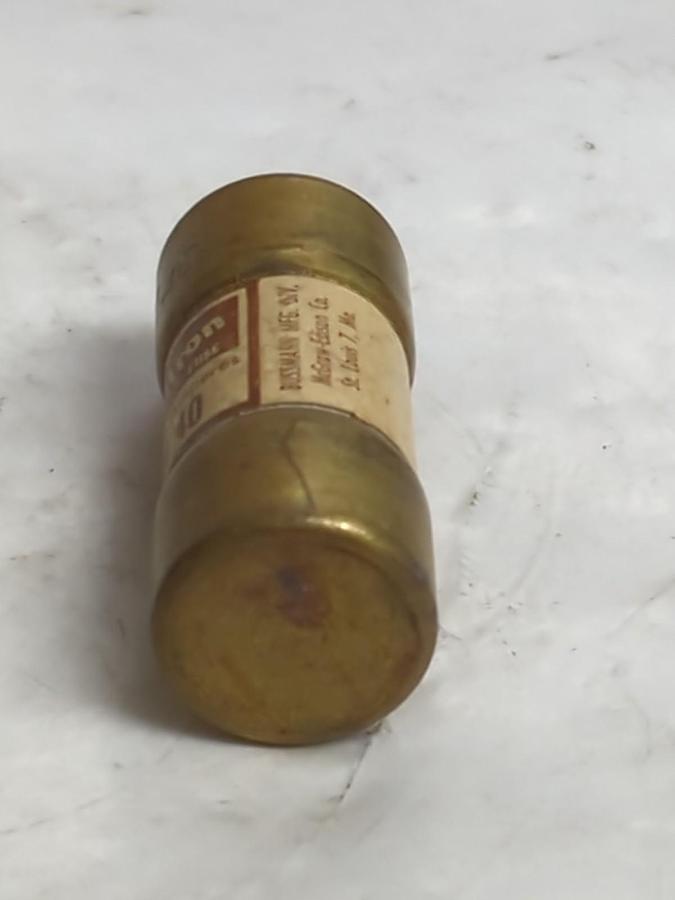 Used COOPER BUSSMANN,KAH40,LIMITRON 40 AMP FUSE LOT OF 2 PRE-OWNED