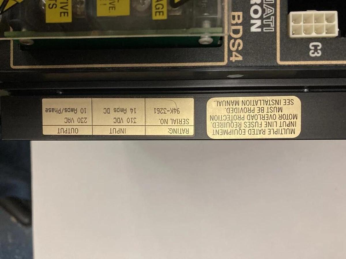 Used Cincinnati Milacron,BDS4 206 23 412W32,Servo Drive