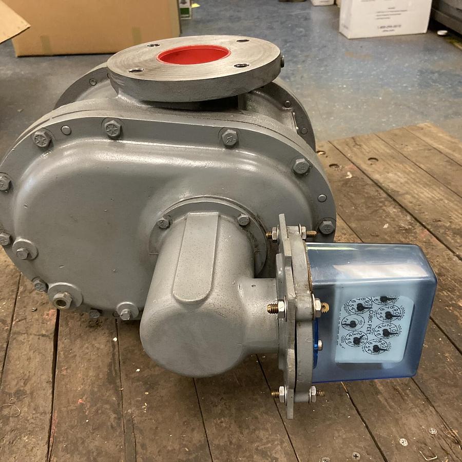 ROCKWELL,NA,ROTO-SEAL POSITIVE DISPLACEMENT GAS METER 125PSI Range 20:1