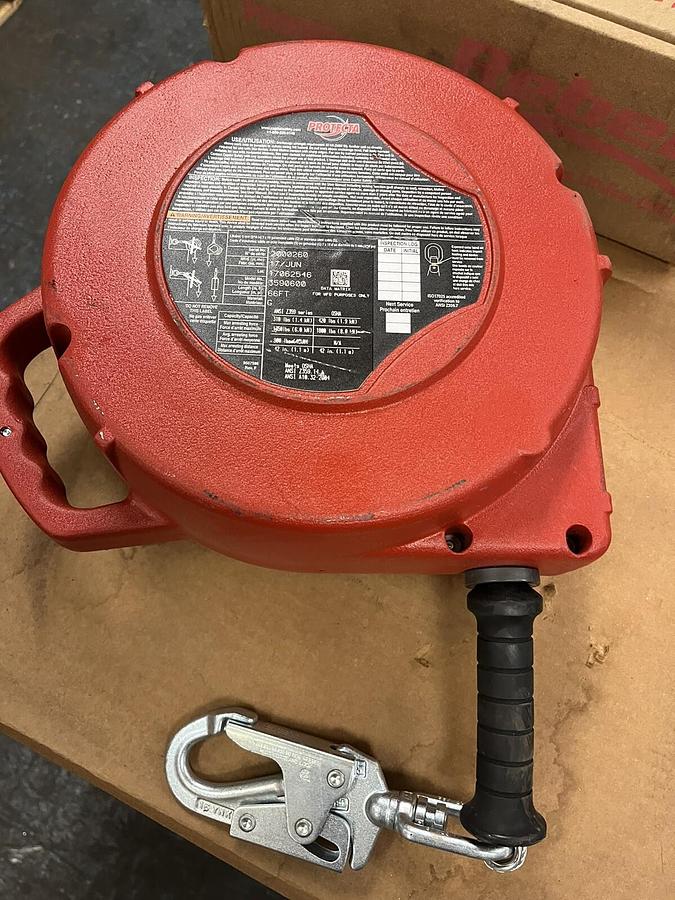 REBEL,3590600,PROTECTA RETRACTABLE SAFETY LIFE LINE 66FT LENGTH 420LB CAPACITY