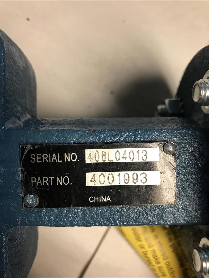 DeZurik,9542434R001,Lever Control 40001993 DI 4" Butterfly Valve