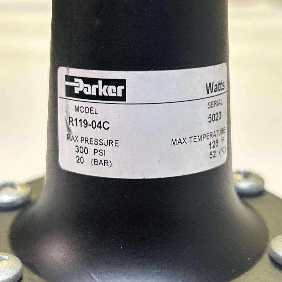 Used PARKER,R119-04C,PNEUMATIC REGULATOR