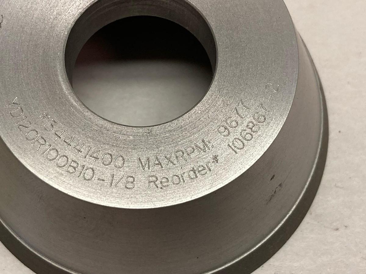 Regal Diamond Products,Type D11V9,Grinding Wheel 3-3/4x1-1/2x1-1/4 Hole 106867-2