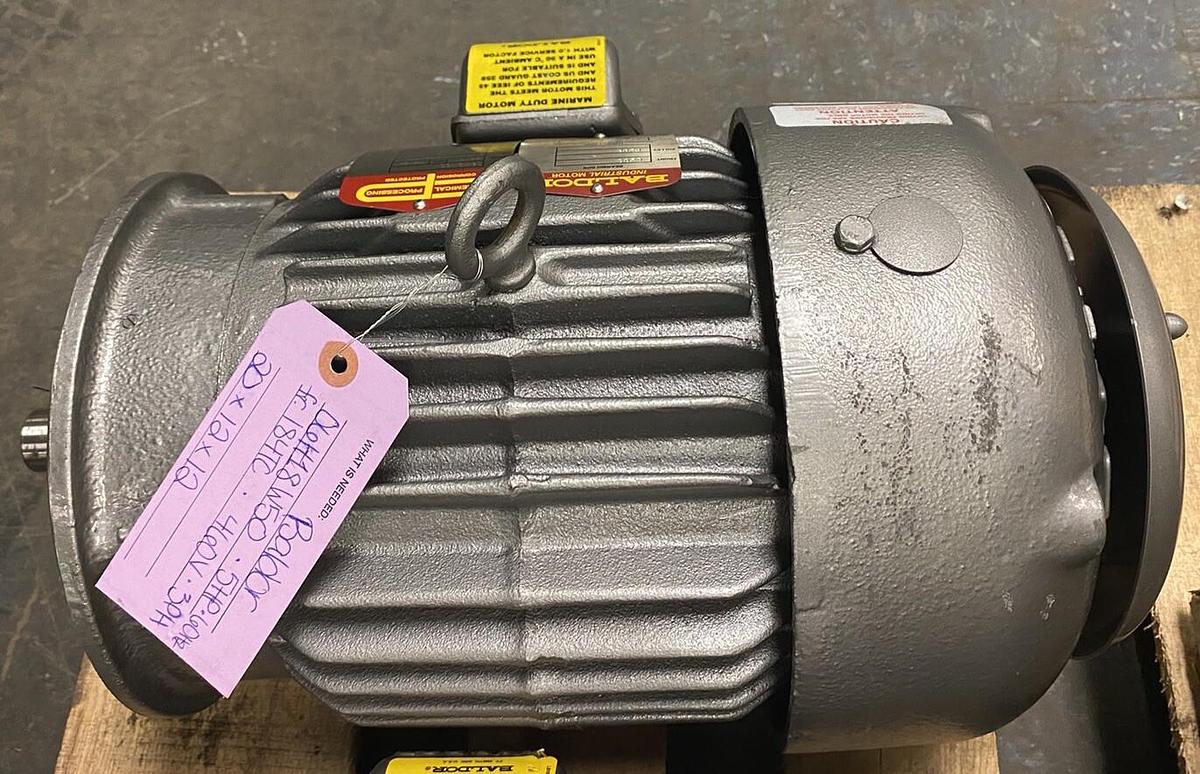BALDOR,06H18W50, 5HP MARINE DUTY MOTOR 460V 1725 RPM 184TC