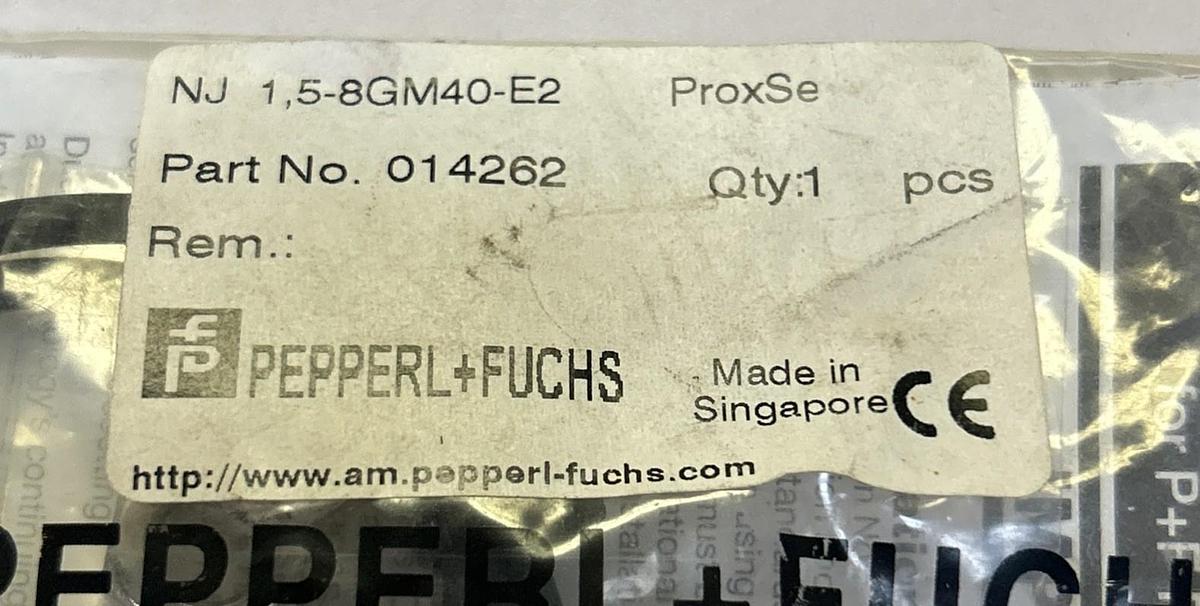 Used PEPPERL + FUCHS,014262,PROXIMITY SENSOR NOS