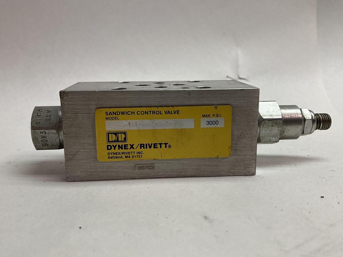 Dynex/Rivett,S8820-D03-P-V-20,Hydraulic Inlet Pressure Reducing Valve 3000PSI