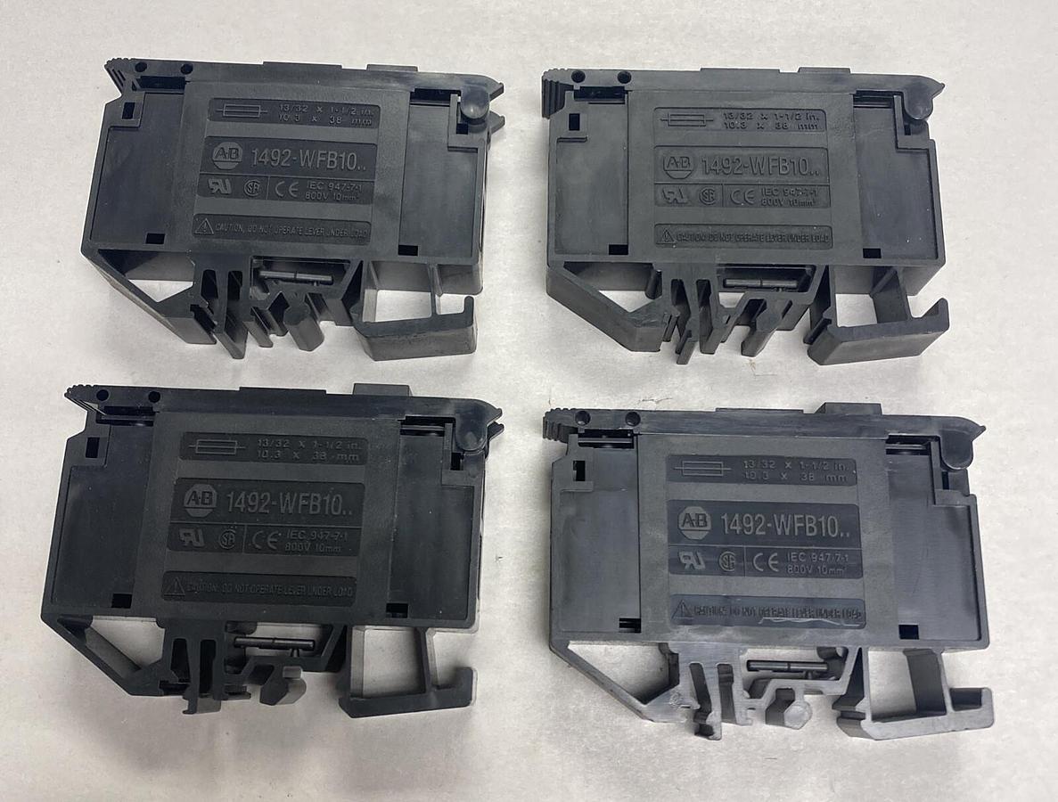ALLEN BRADLEY,1492-WFB10,TERMINAL BLOCK LOT OF 4 NOS