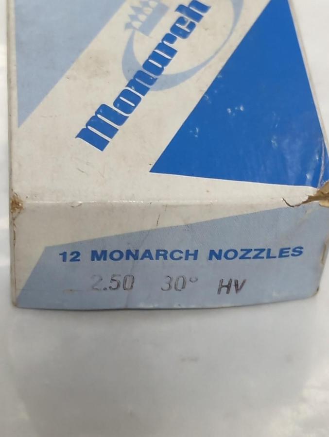MONARCH,2.5,F-80 NOZZLE 30° HV PACK OF 12 NOS