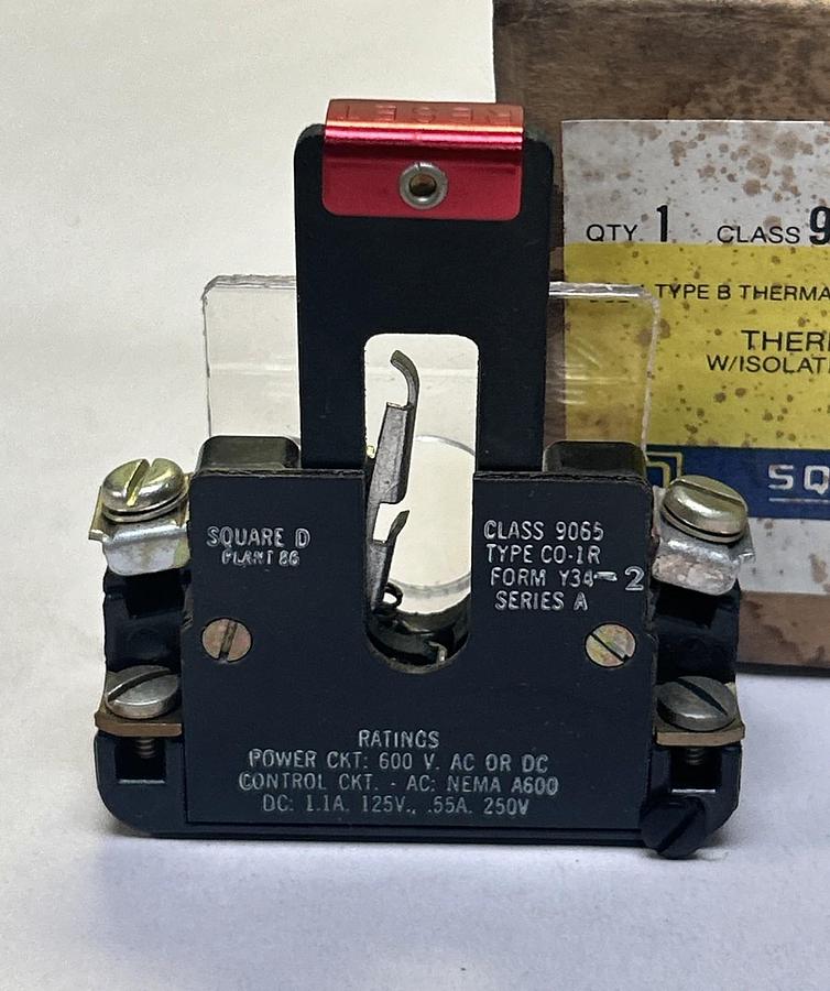 SQUARE D,9065C0-1R,THERMAL OVERLOAD RELAY NOS