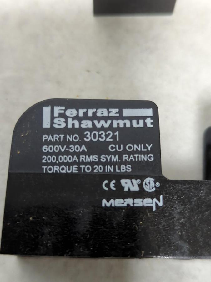 MERSEN,30321,FUSE BLOCK/HOLDER 600V 30A PACK OF 10 NEW