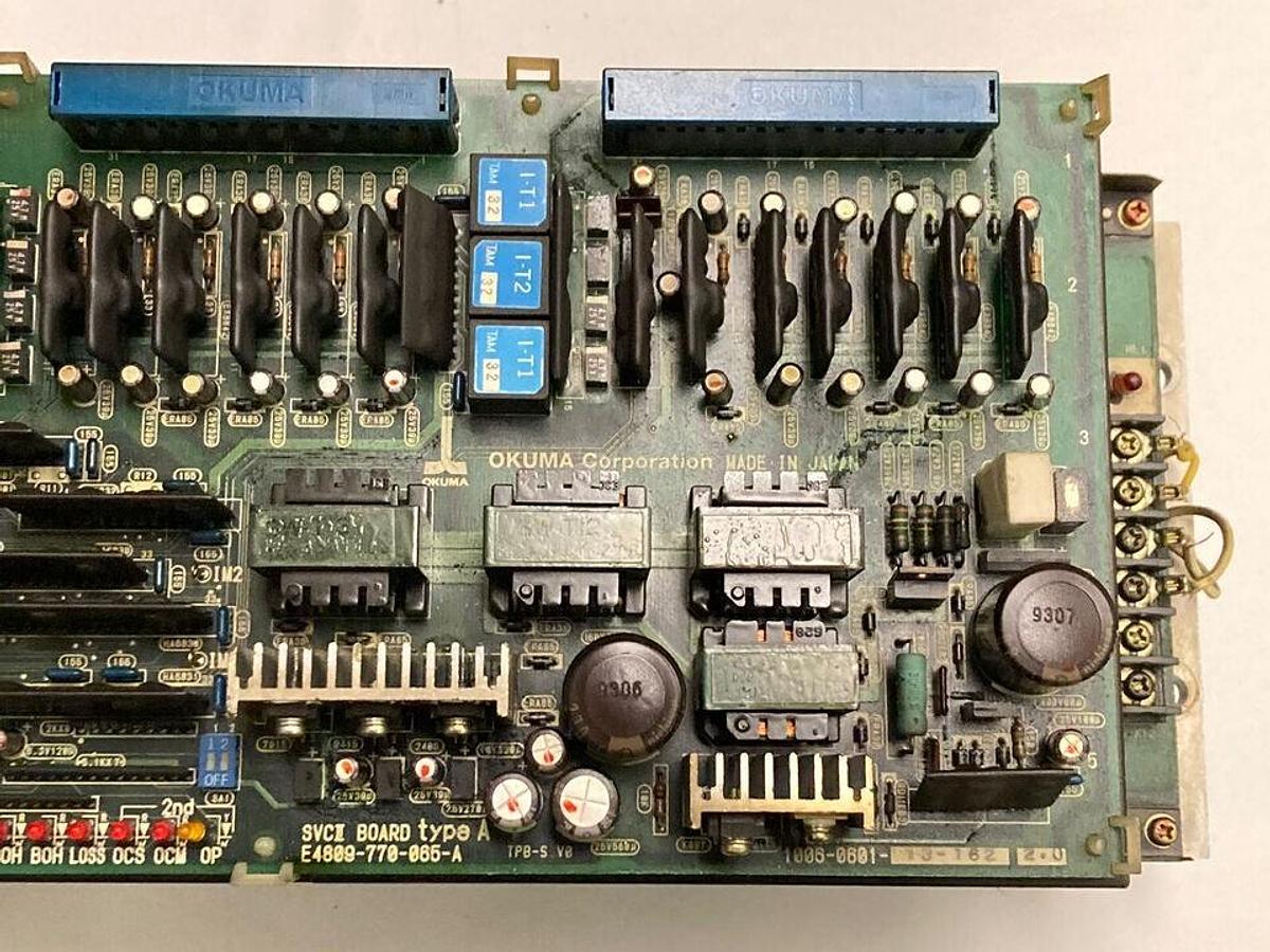 Used Okuma,BLII-D50-30A 7000,Drive E4809-770-065-A 1006-0601-13-162 Top Board