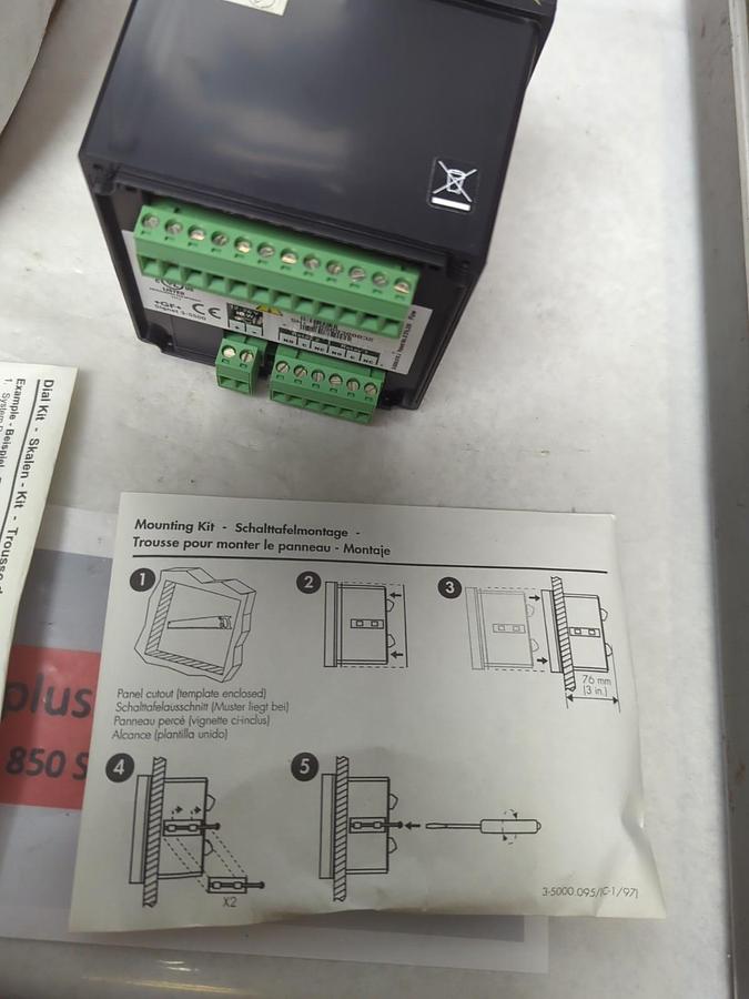 GEORGE FISCHER+SIGNET,35500,POWERED FLOWMETER WITH MOUNTING KIT NOS