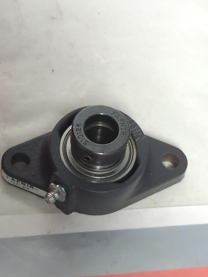 FAFNIR,RCJT 3/4,2-BOLT FLANGE BEARING WITH LOCKING COLLAR 3/4 INCH BORE NOS