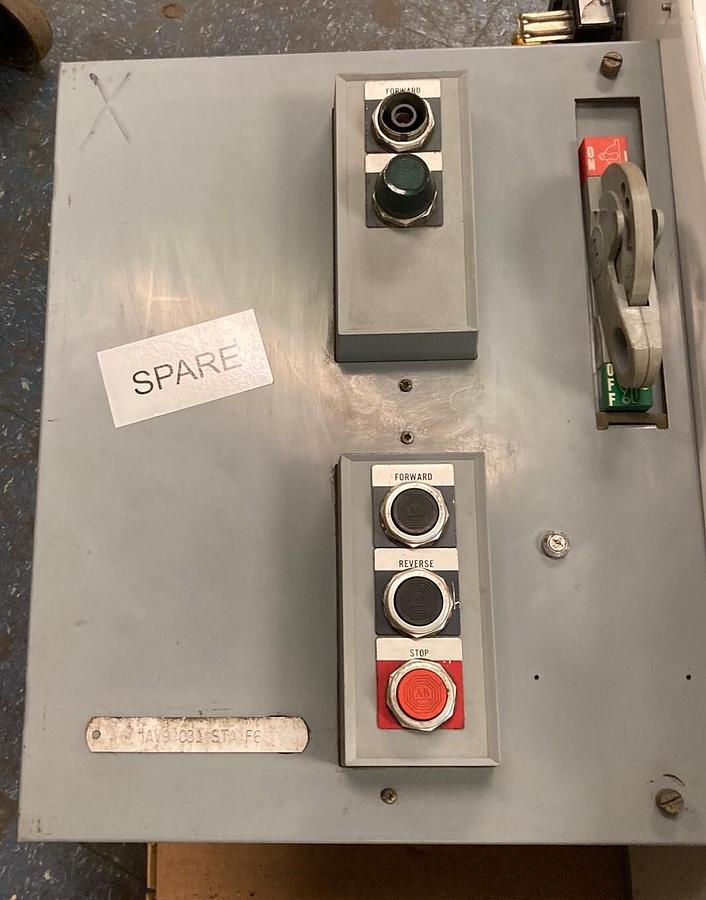 Used Allen-Bradley,2106B,Size 1 Fused MCC 20 Inch Reversing Starter Feeder Bucket