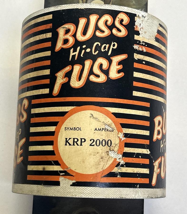 Used BUSSMANN,KRP2000,FUSE 2000A 600V