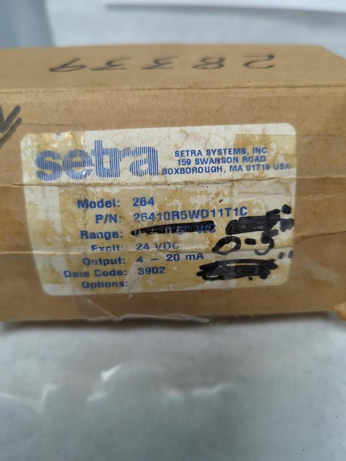 SETRA,26410R5WD11T1C,PRESSURE TRANSDUCER 24VDC NOS