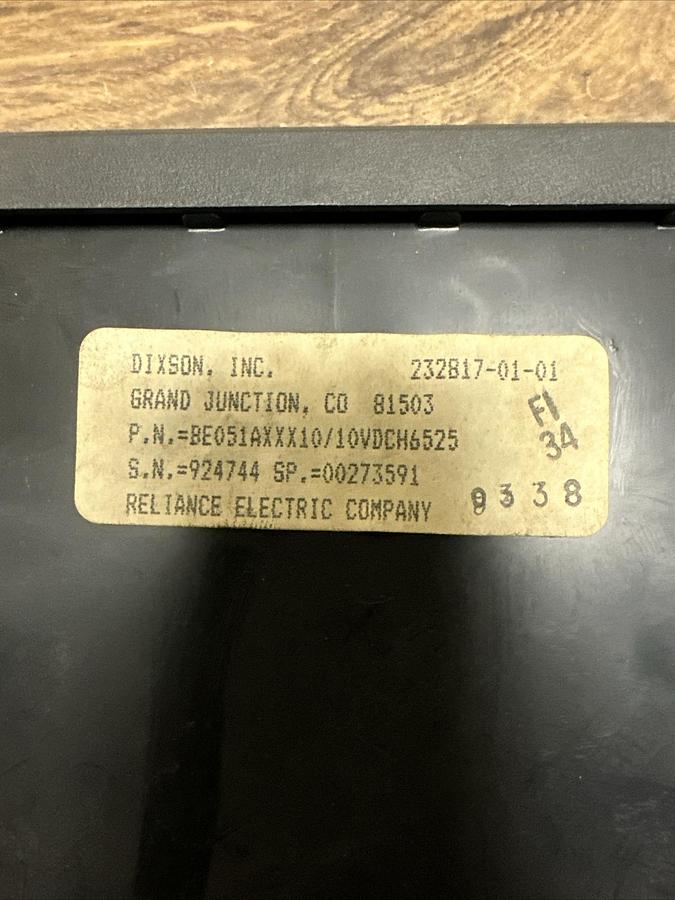 Reliance Electric,BE051AXXX10/10VDCH6525,Panelmeter