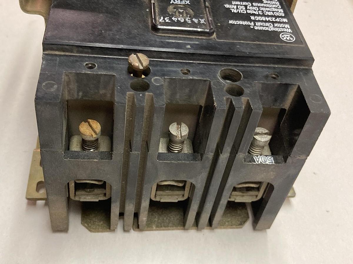 Used Westinghouse,MCP23480CR,Circuit Breaker Motor Protector w/Rack