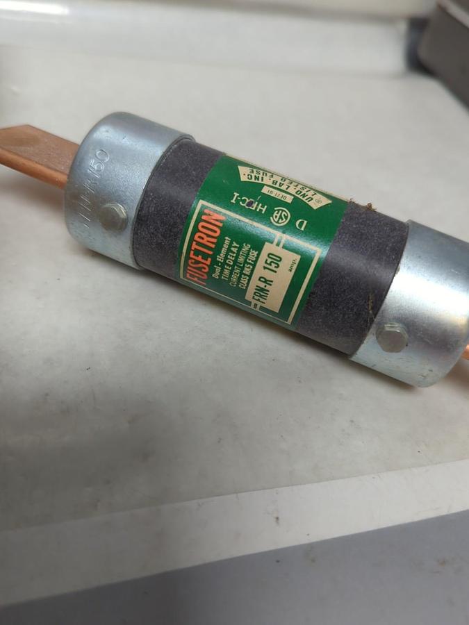 COOPER BUSSMANN,FRN-R-150,FUSETRON 150 AMP FUSE NOS