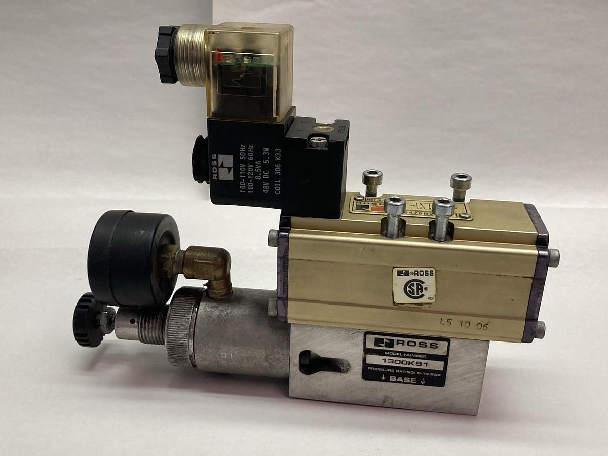 Used Ross,W6476B2401,Solenoid Valve bar 2-10