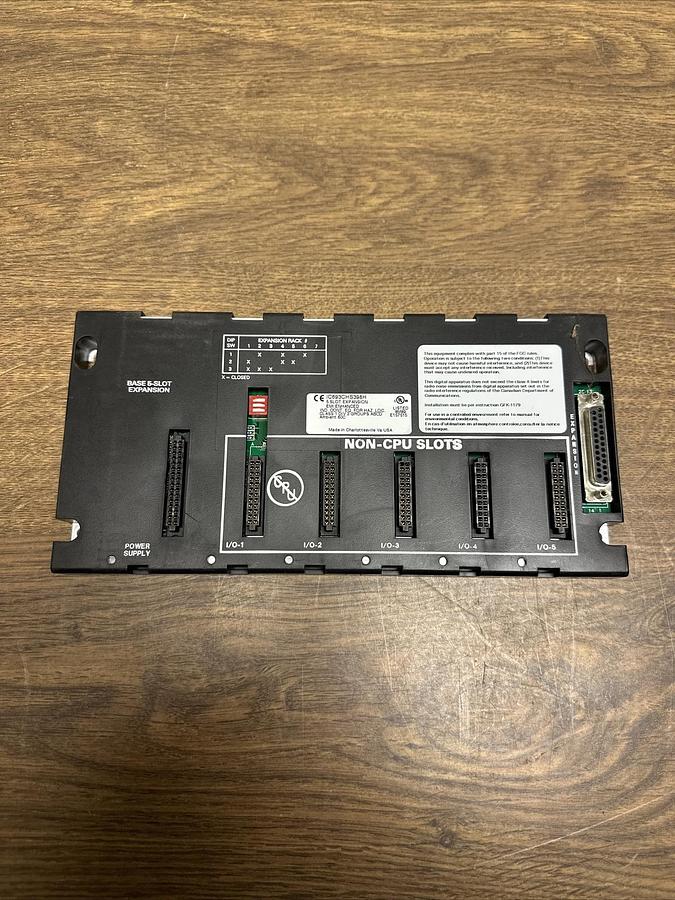 Used GE Fanuc,IC693CPU398H,5 Slot Expansion EMI Enhanced