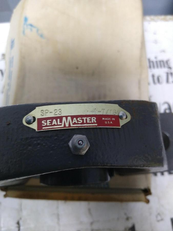 SEALMASTER,SP-23,PILLOW BLOCK BEARING 1-7/16 IN BORE NOS