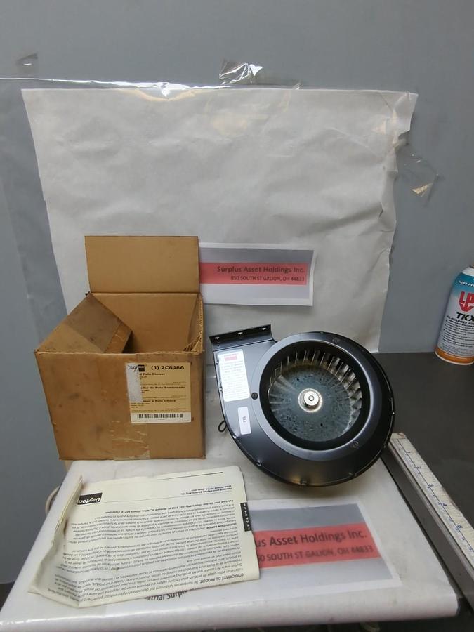DAYTON,2C646A,SHADED POLE BLOWER 12VDC 1/35HP NOS