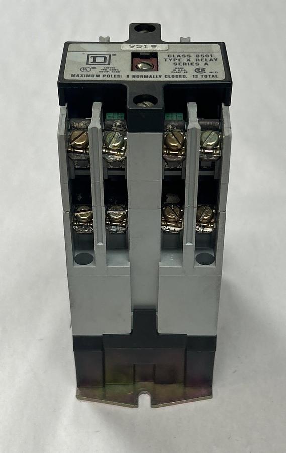 Used SQUARE D,8501X060,INDUSTRIAL CONTROL RELAY