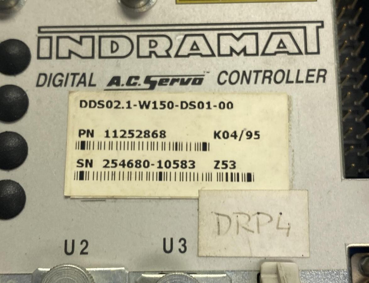 Used INDRAMAT,DDS02.1-W150-DS01-00,SERVO DRIVE CONTROLLER