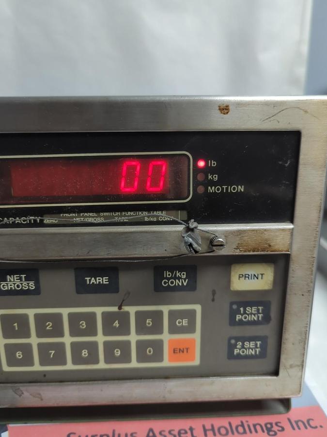 Used BRECHBUHLER,UMC600AAAC,PROGRAMMABLE DIGITAL WEIGHT INDICATOR 117VAC 50/60HZ 20W