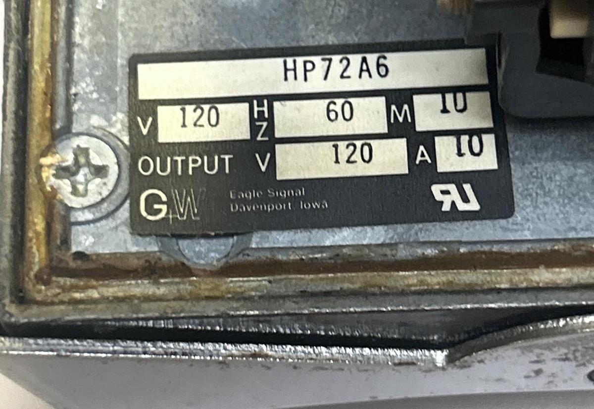 Used EAGLE SIGNAL,HP72A6,TIMER