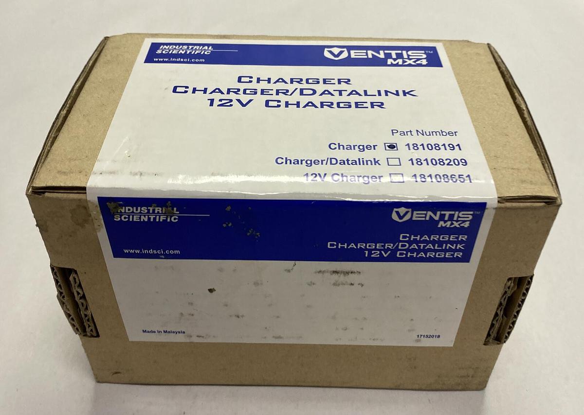 Used INDUSTRIAL SCIENTIFIC,18108191,CHARGER 12V NEW SEALED