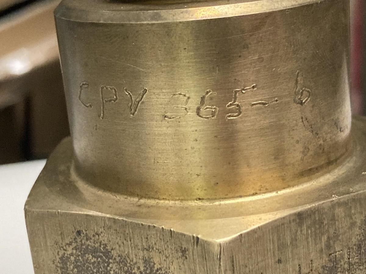 Used CPV,365-6-H-PL709B,Shut-Off Valve