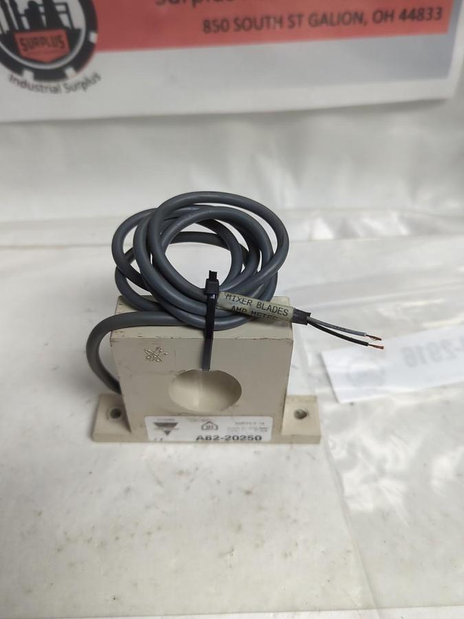 Used CARLO GAVAZZI,A82-20250,CURRENT TRANSFORMER PRE-OWNED