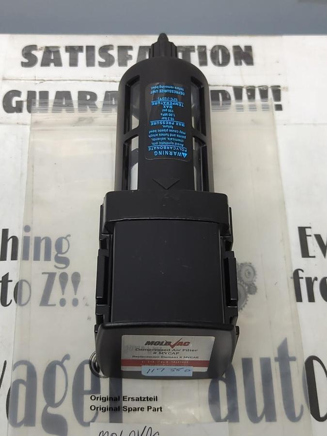 MOLDVAC,#MVCAF,COMPRESSED AIR FILTER 10.3BAR 1.00MPa 150PSI 125