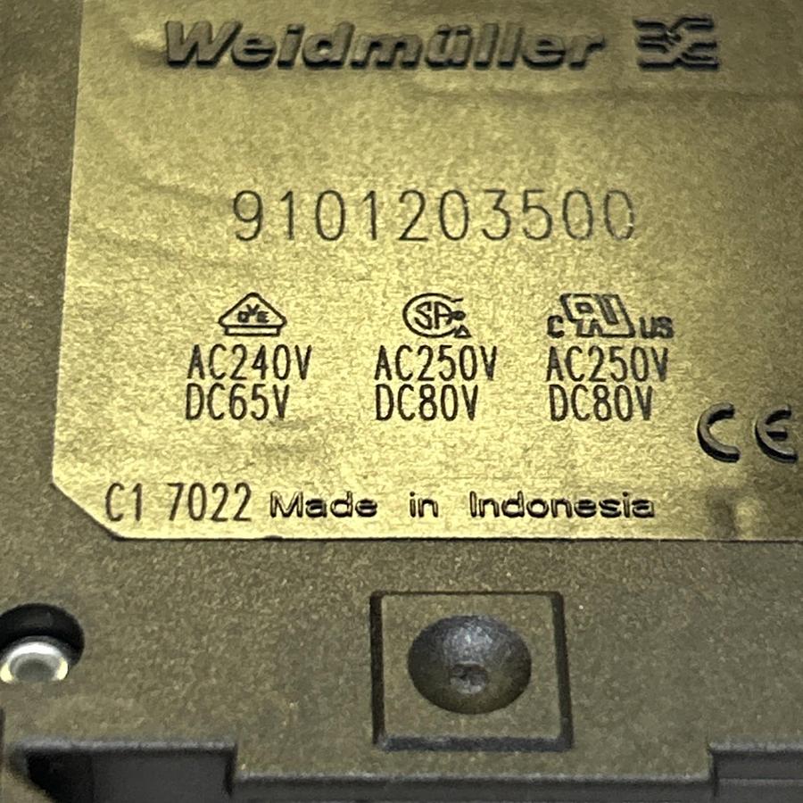 WEIDMULLER,9101203500,CIRCUIT BREAKER 1A 250V 1P LOT OF 5 NOS