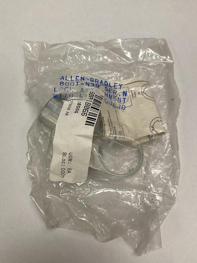Used Allen Bradley,800T-N39,Push Button Padlock