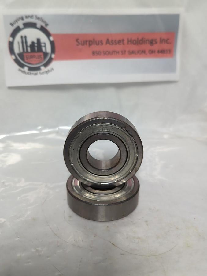 Used SKF,6306/C3,SHIELDED DEEP GROOVE BALL BEARING LOT OF 2 PRE-OWNED
