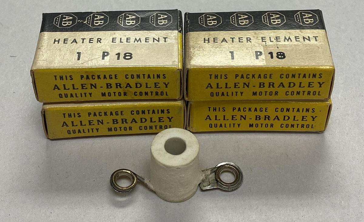 ALLEN BRADLEY,P18,HEATER ELEMENT LOT OF 4 NEW