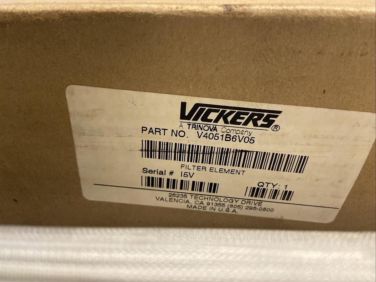 Used Vickers,V4051B6V05,Hydraulic Filter Element New in Box NOS