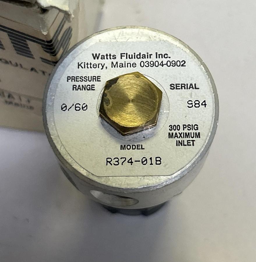 WATTS,R374-01B,MINIATURE REGULATOR 1/8 INCH NOS