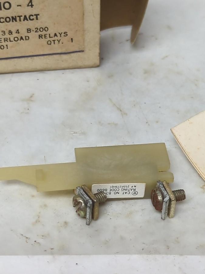 WESTINGHOUSE,B3 NO-4,THERMAL OVERLOAD RELAY N.O. CONTACT NOS