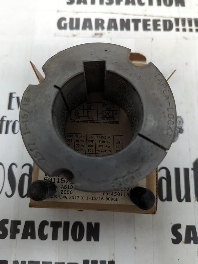 DODGE,AV10131178 2517X1-15/16 KW,TAPER-LOCK BUSHING NOS