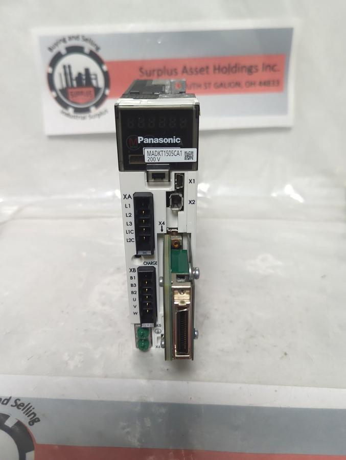 Used PANASONIC,MADKT150CA1,AC SERVO DRIVER PRE-OWNED