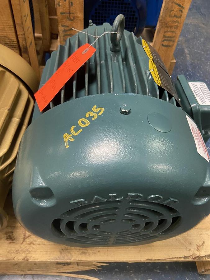 BALDOR,ECP3764T,3HP SUPER E SEVERE DUTY MOTOR 1165RPM 213T