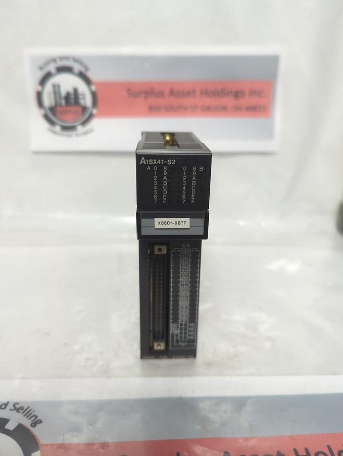 Used MITSUBISHI,A1SX41-S2,INPUT UNIT MODULE PRE-OWNED