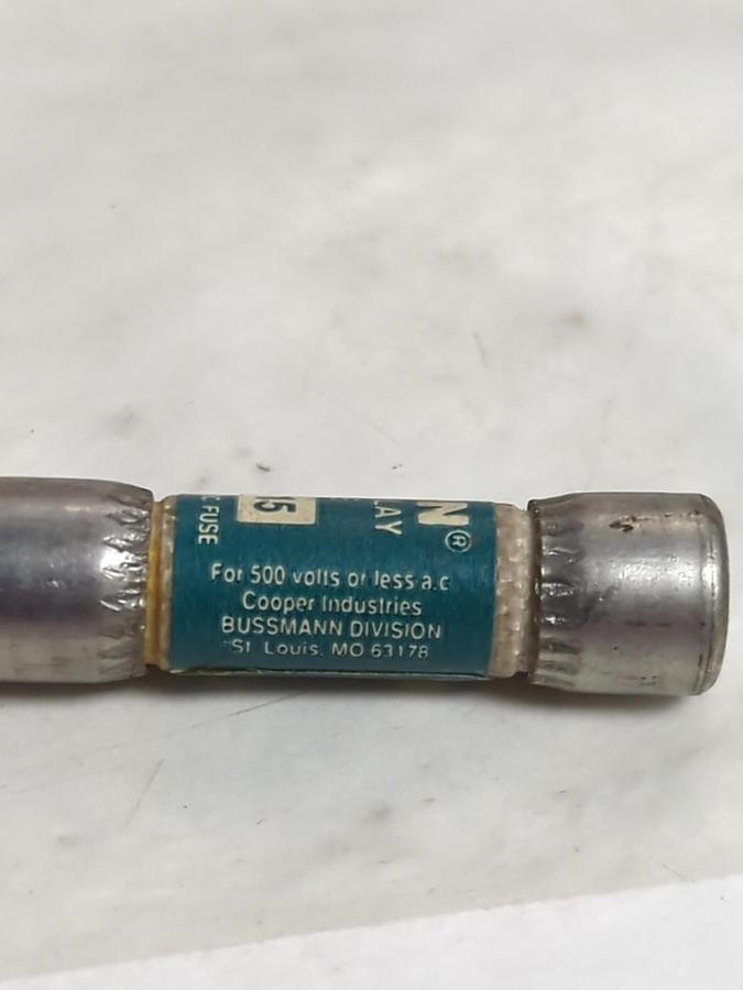 Used COOPER BUSSMANN,FNQ-15,TRON 15 AMP FUSE LOT OF 12 PRE-OWNED