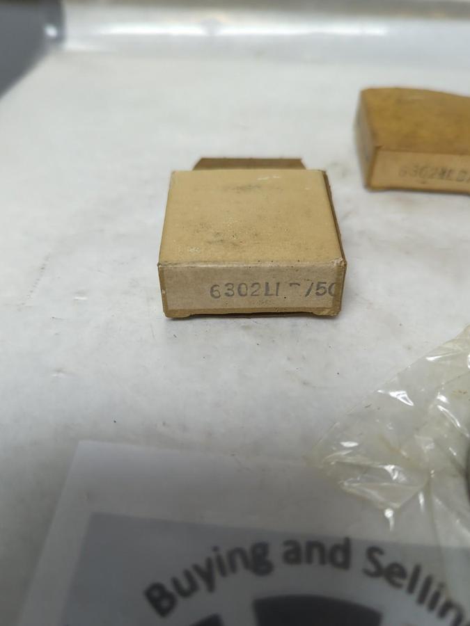 NTN,6302L1,DOUBLE SEALED BALL BEARING LOT OF 2 NOS