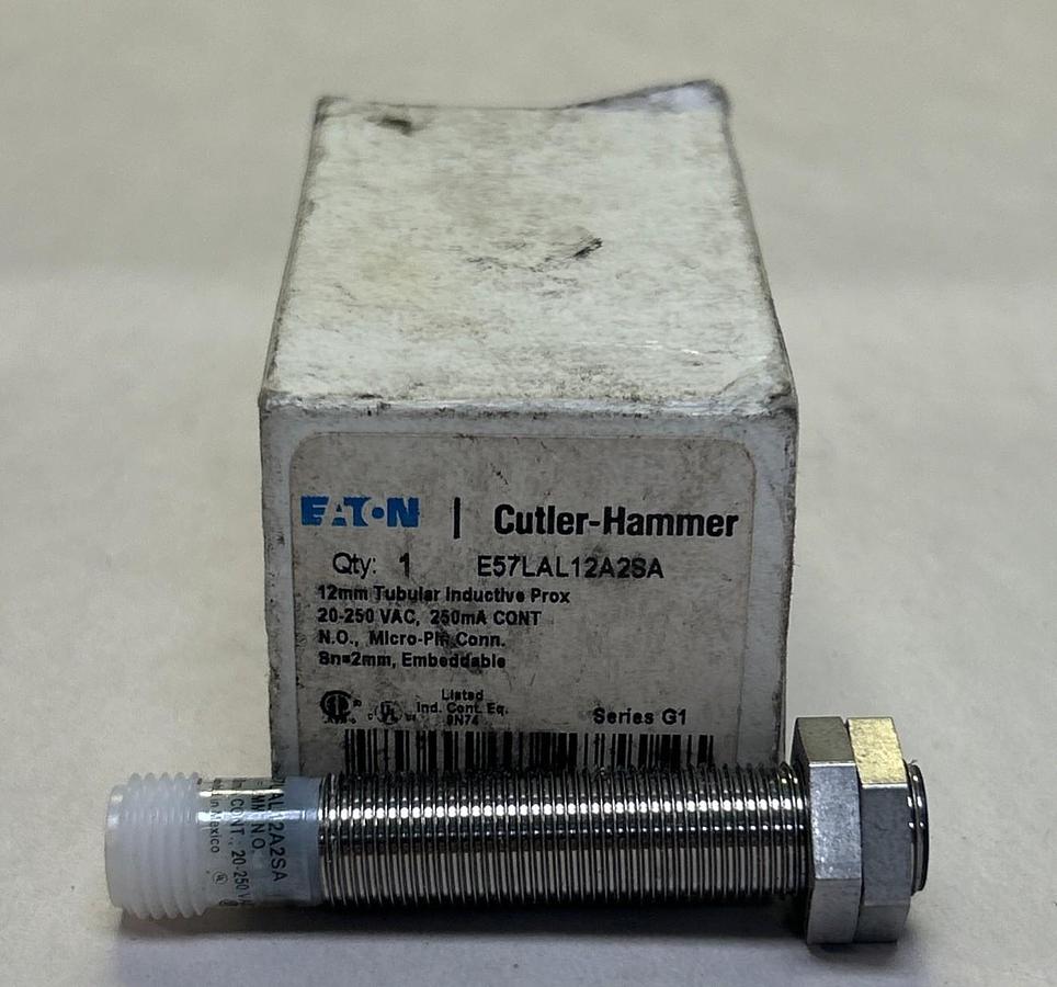 EATON CUTLER-HAMMER,E57LAL12A28A,INDUCTIVE PROXIMITY SENSOR NOS