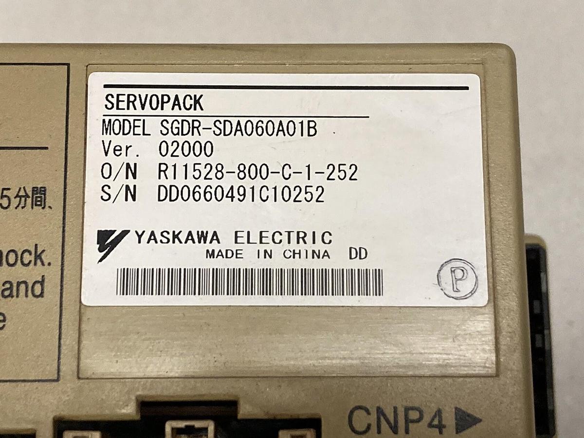 Used Yaskawa,SGDR-SDA060A01B,Servopack
